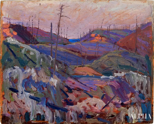 Collines balayées par le feu - Tom Thomson - Reproductions de tableaux et peintures haut de gamme