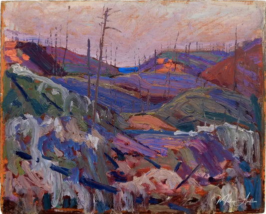 Collines balayées par le feu - Tom Thomson - Reproductions de tableaux et peintures haut de gamme