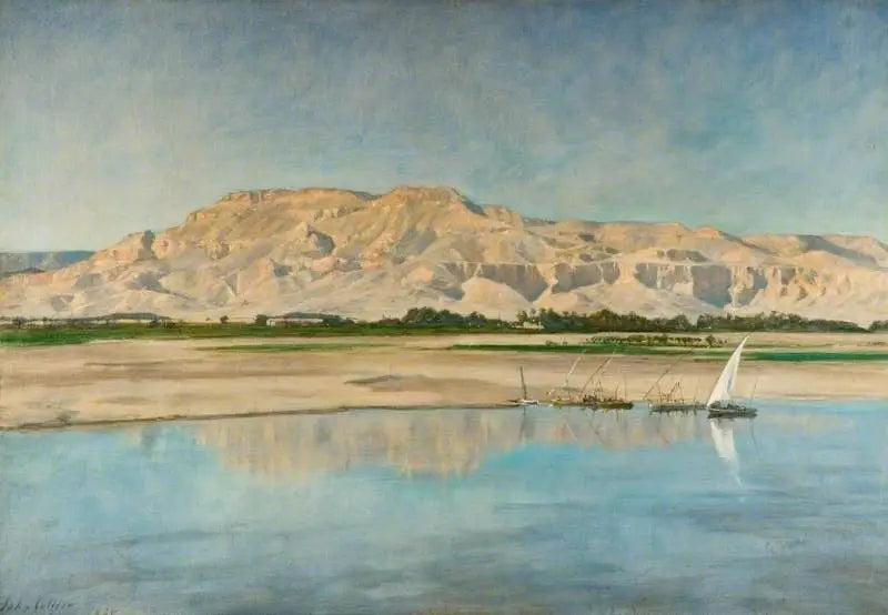Thebanske åser i Luxor - John Collier