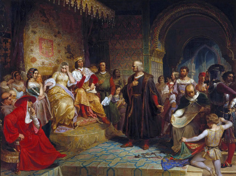 Colomb foran dronningen - Emanuel Leutze

Source:
Colomb devant la reine - Emanuel Leutze