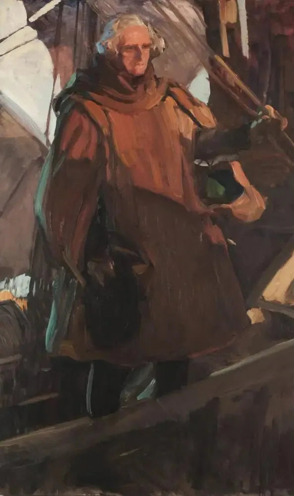 Colomb som forlater Palos (i halvskygge) - Joaquín Sorolla