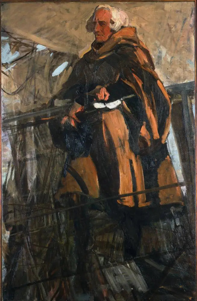 Colomb som forlater Palos (profil til venstre) - Joaquín Sorolla
