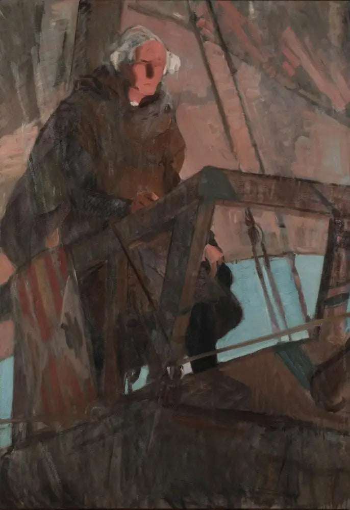 Columbus forlater Palos (på akterdekket) - Joaquín Sorolla