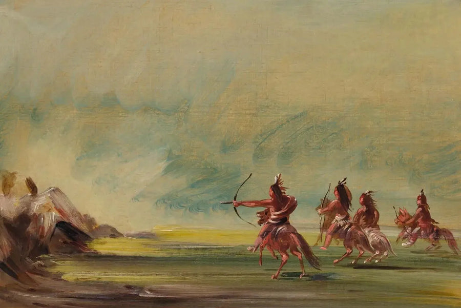 Comanche gir piler til Medicine Rock - George Catlin

Source:
Comanche donnant des flèches à Medicine Rock - George Catlin