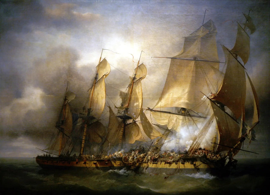 Kamp mellom La Bayonnaise og bakholdet - Louis-Philippe Crépin

Source:
Combat de La Bayonnaise contre l'Embuscade - Louis-Philippe Crépin