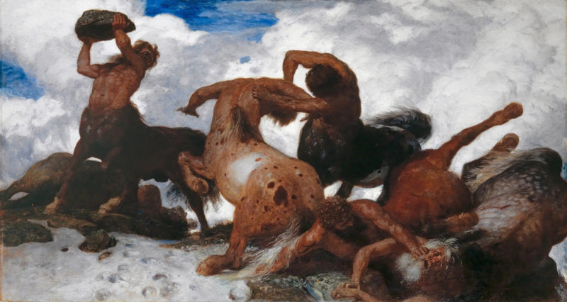 Kamp mellom kentaurer - Arnold Böcklin

Source:
Combat des centaures - Arnold Böcklin