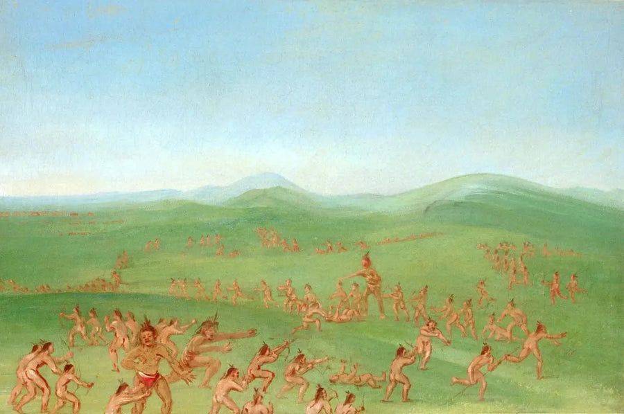 Simulert kamp, Mandan-gutter - George Catlin

Source:
Combat simulé, Mandan Boys - George Catlin