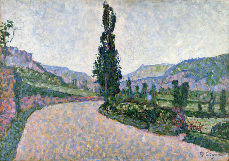 Comblat-le-Château. Poppeltrærne - Paul Signac