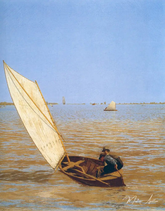 Commencer après le rail - Thomas Eakins - Reproductions de tableaux et peintures haut de gamme