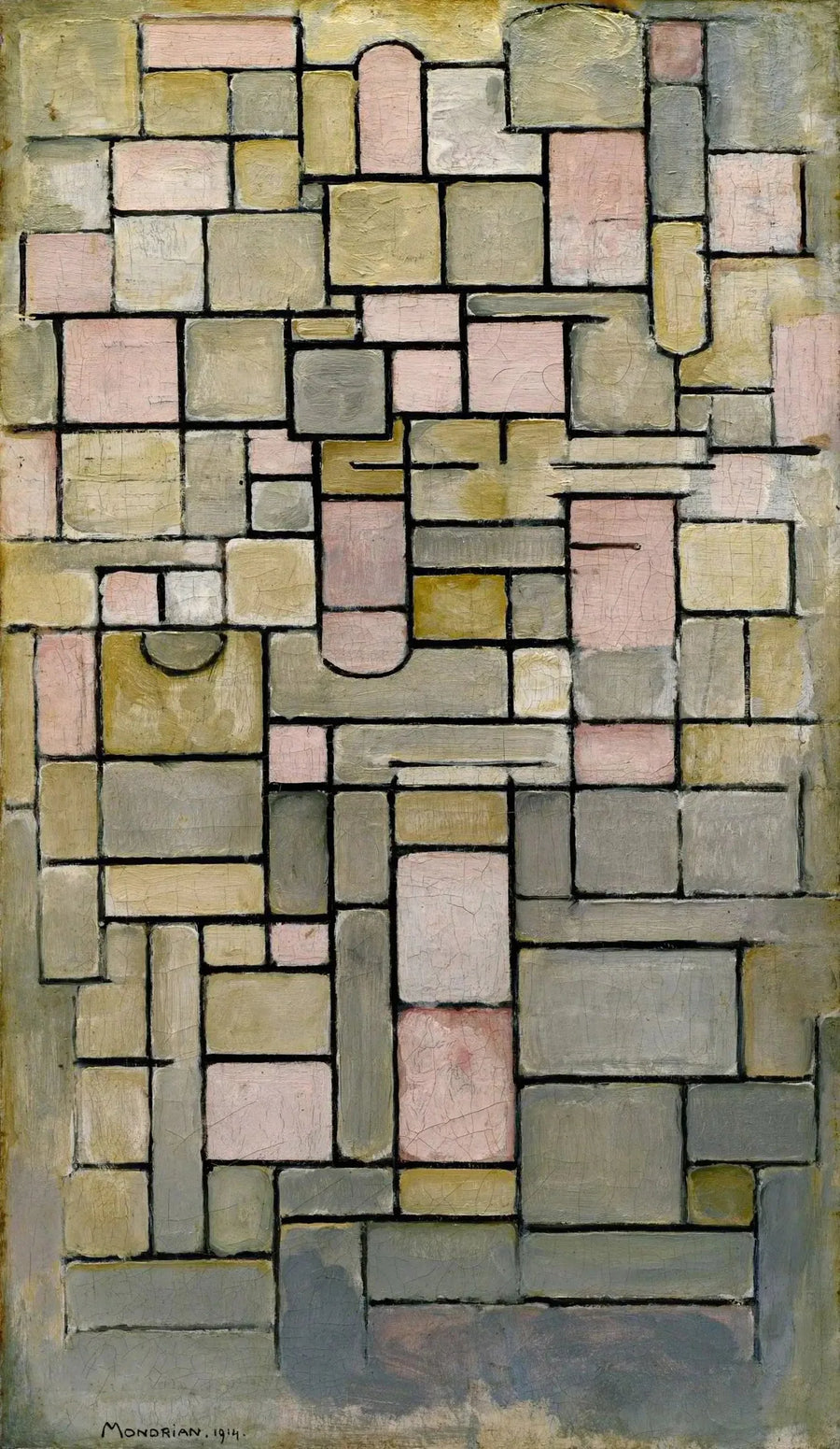 Komposisjon 8 - Piet Mondrian