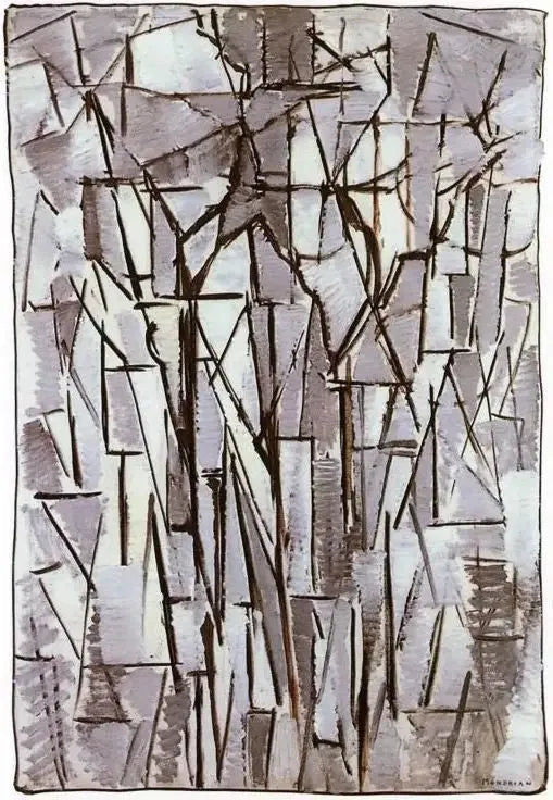 Komposisjon Trær II - Piet Mondrian