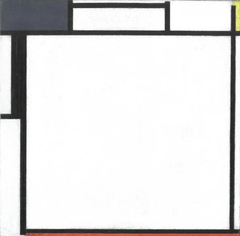 Komposisjon med blått, gult, svart og rødt - Piet Mondrian