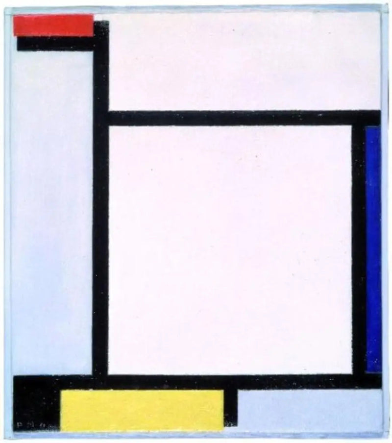 Komposisjon med rødt, blått, svart, gult og grått - Piet Mondrian