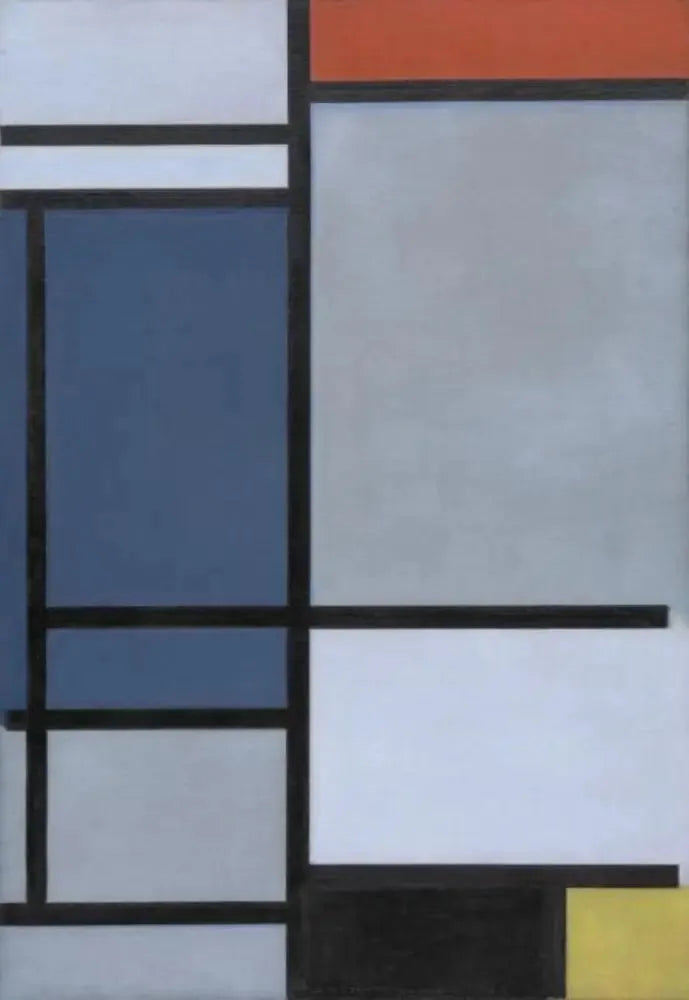 Komposisjon med rødt, blått, svart, gult og grått - Piet Mondrian