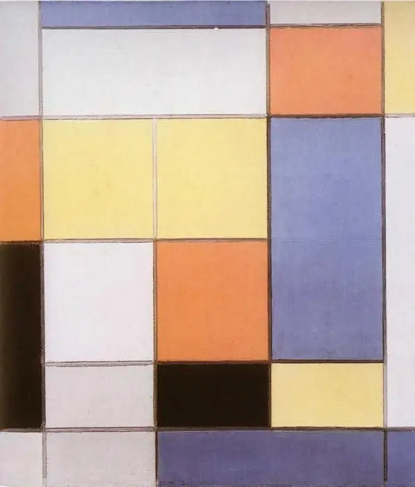 Komposisjon B - Piet Mondrian