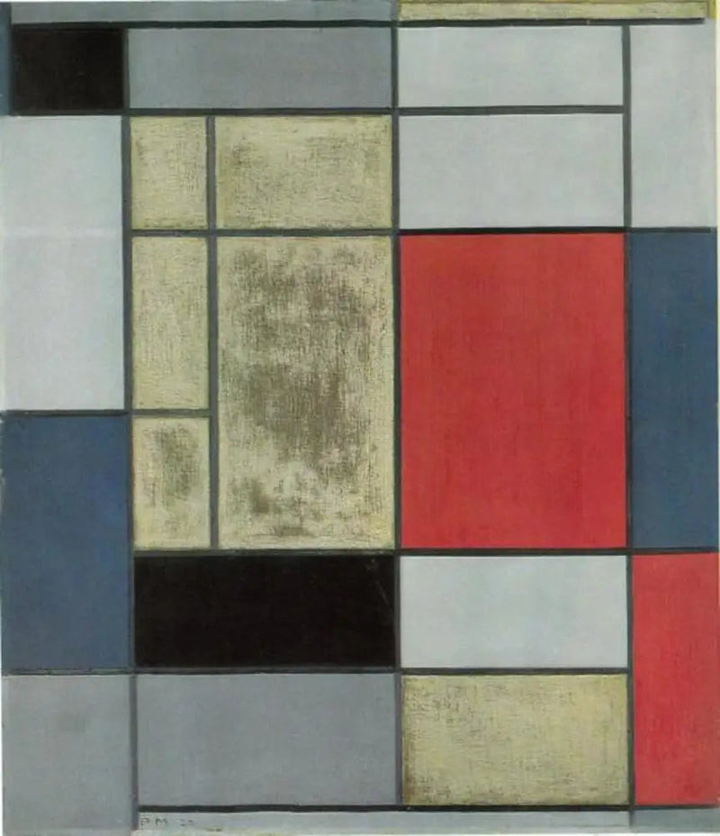 Komposisjon I - Piet Mondrian