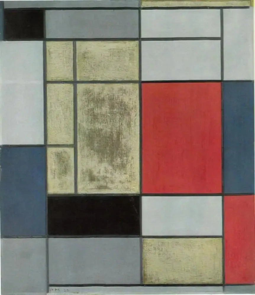 Komposisjon I - Piet Mondrian
