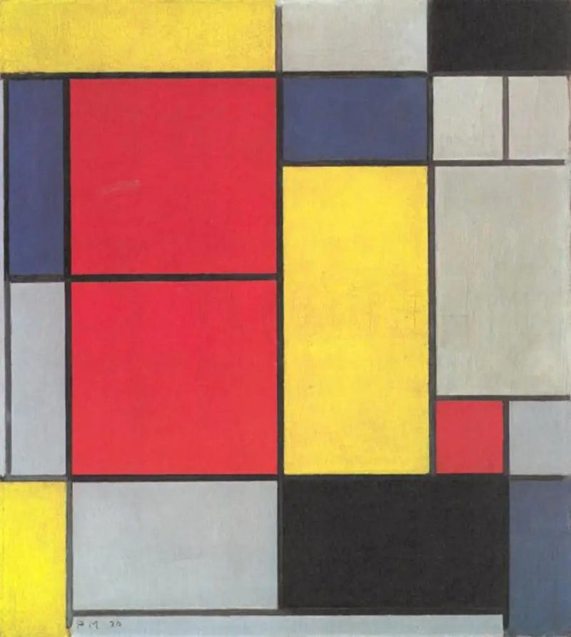 Komposisjon II - Piet Mondrian