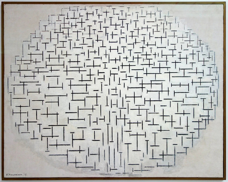 Komposisjon nr. 10 (Bølge og Hav) - Piet Mondrian