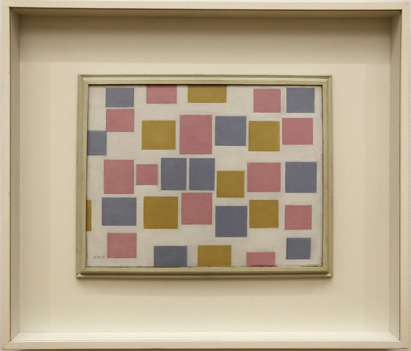 komposisjon nr. 3 med flater av farger - Piet Mondrian