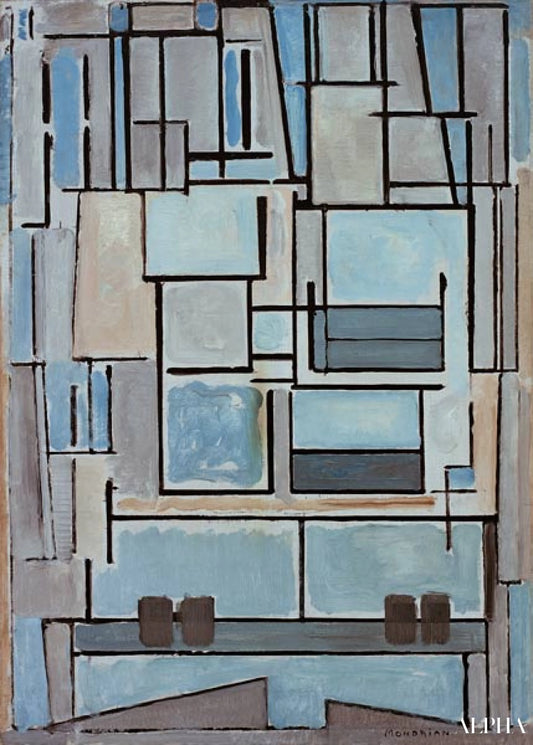 Composition n°VI - Mondrian - Reproductions de tableaux et peintures haut de gamme