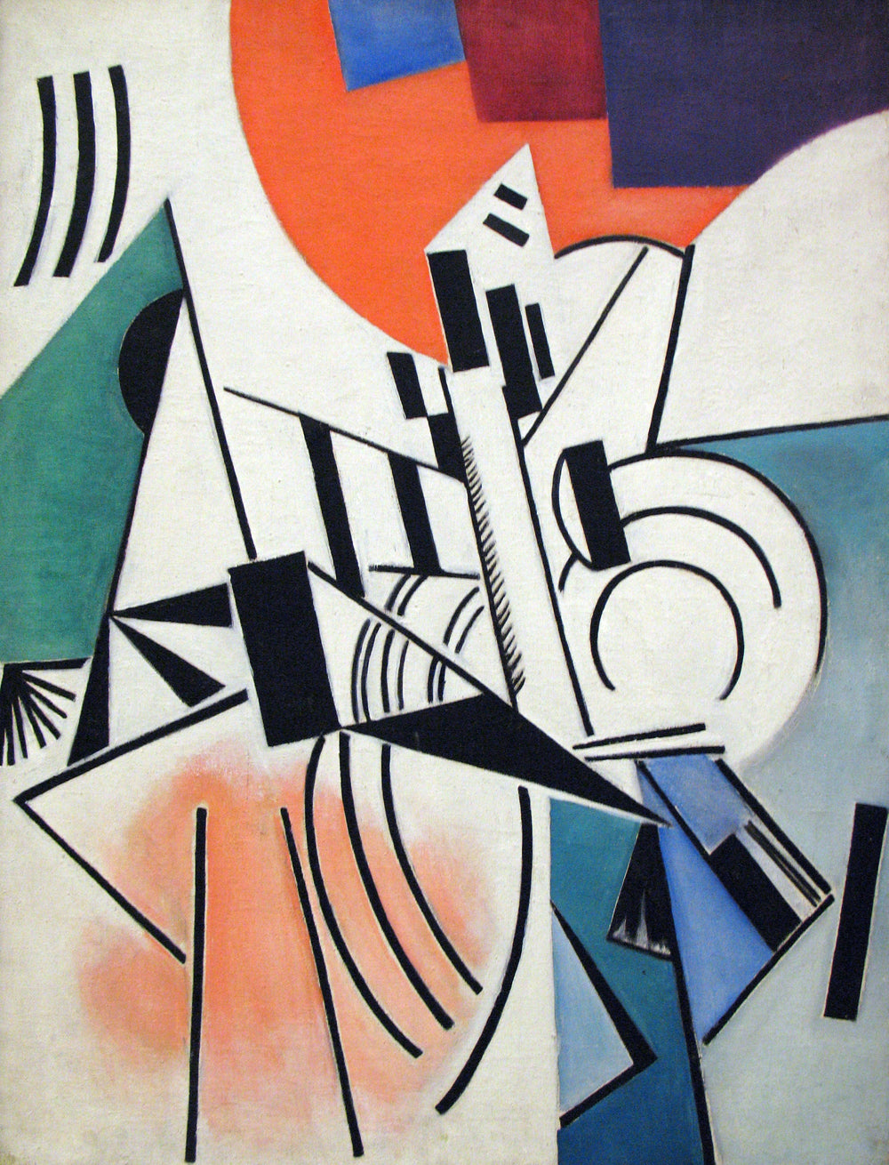Composition non objective - Olga Rozanova image 1 copie peinte à la main à l’huile