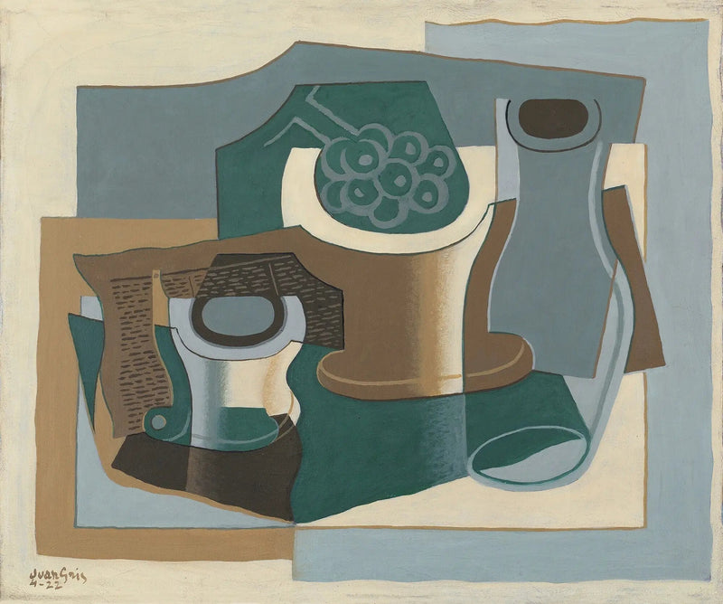 Fruktskål og vannkoker - Juan Gris