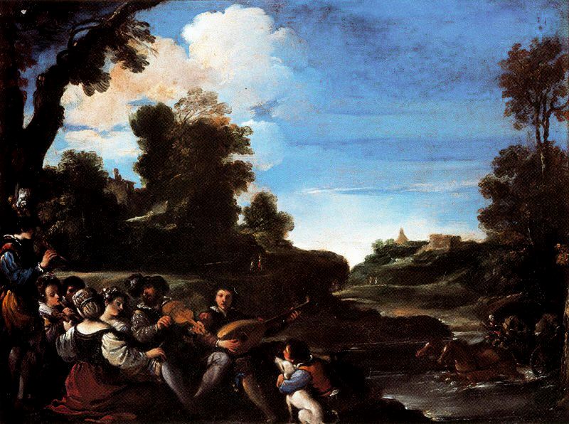 Konsert i landlig stil - Guercino
