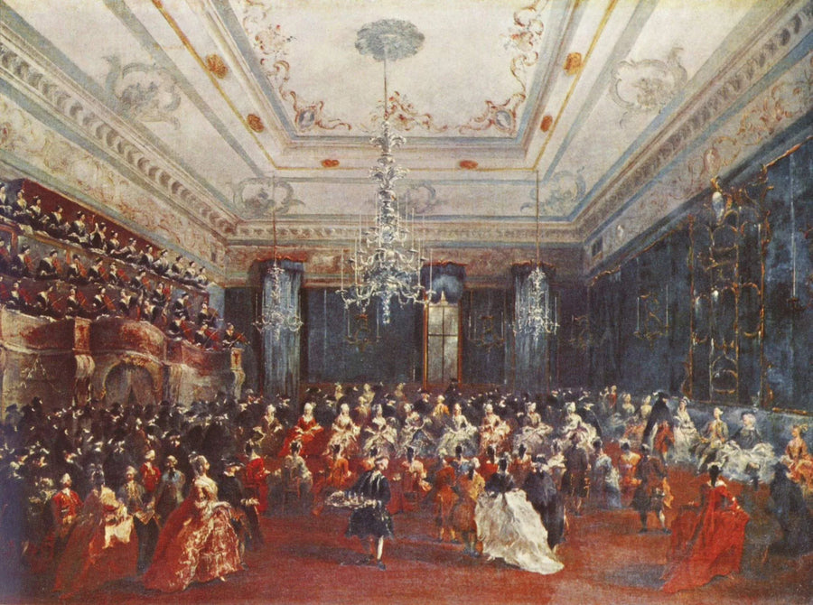 Galla-konsert i Venezia - Francesco Guardi