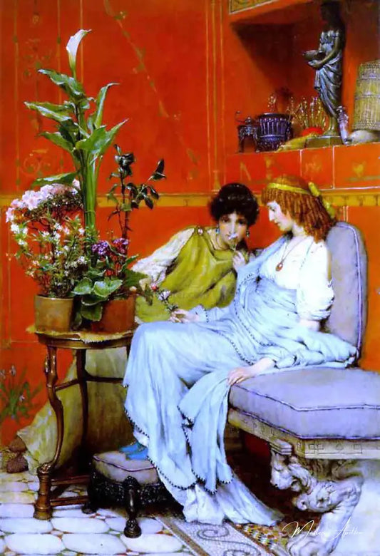 Confidences - Lawrence Alma-Tadema Reproductions de tableaux à la peinture à l’huile