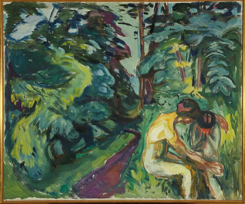 Tro i skogen - Edvard Munch