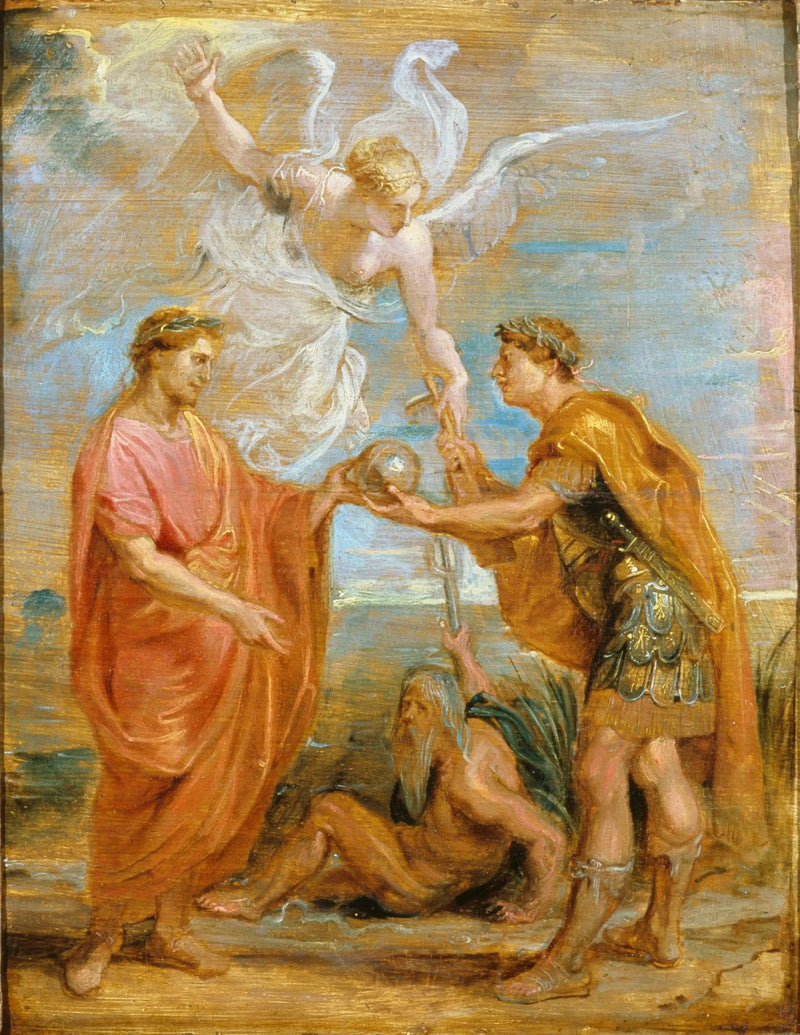 Constance utnevner Constantin som sin etterfølger - Peter Paul Rubens