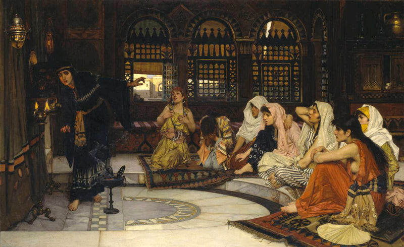Konsultere oraklet - John William Waterhouse