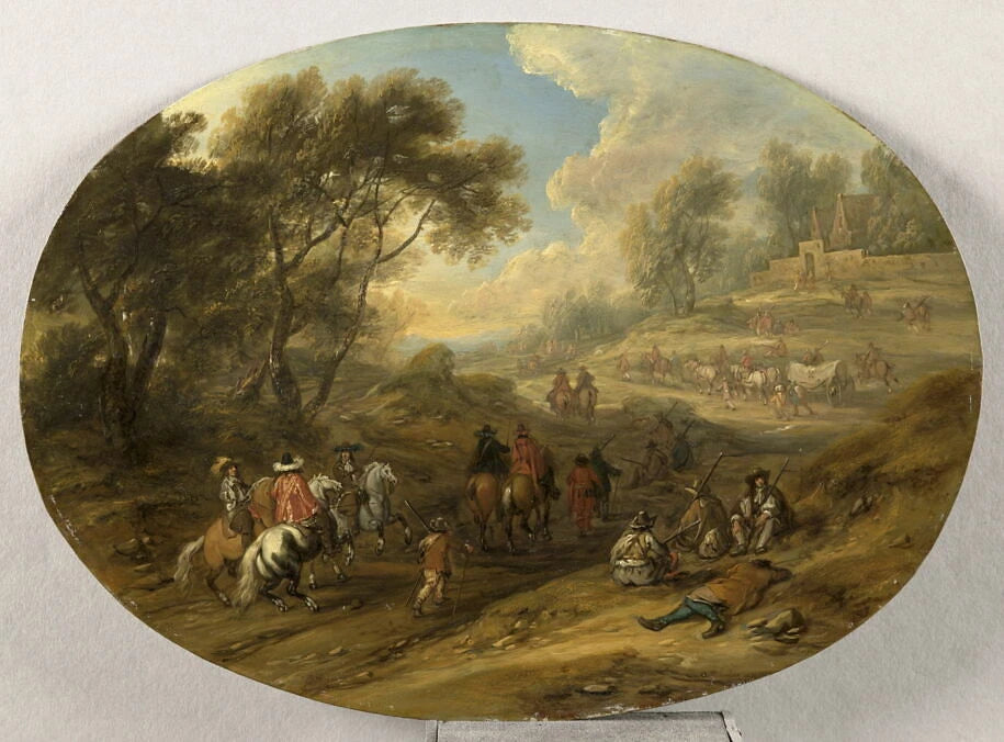 Convoi militaire - Adam Frans Van der Meulen