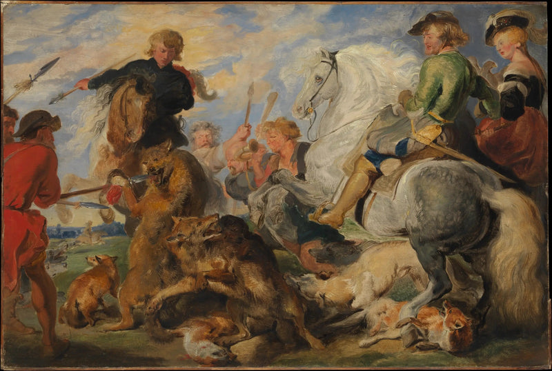 Kopi etter « Jakten på ulv og rev » av Rubens - Edwin Henry Landseer

Source:
Copie d'après « La chasse au loup et au renard » de Rubens - Edwin Henry Landseer