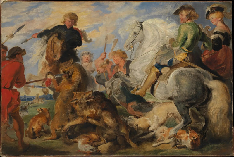 Kopi etter « Jakten på ulv og rev » av Rubens - Edwin Henry Landseer

Source:
Copie d'après « La chasse au loup et au renard » de Rubens - Edwin Henry Landseer