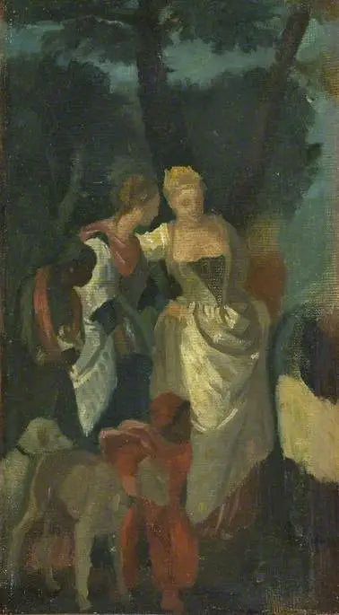 Copie d'après « La découverte de Moïse » de Véronèse - Edgar Degas image 1 copie de tableau peinte à la main