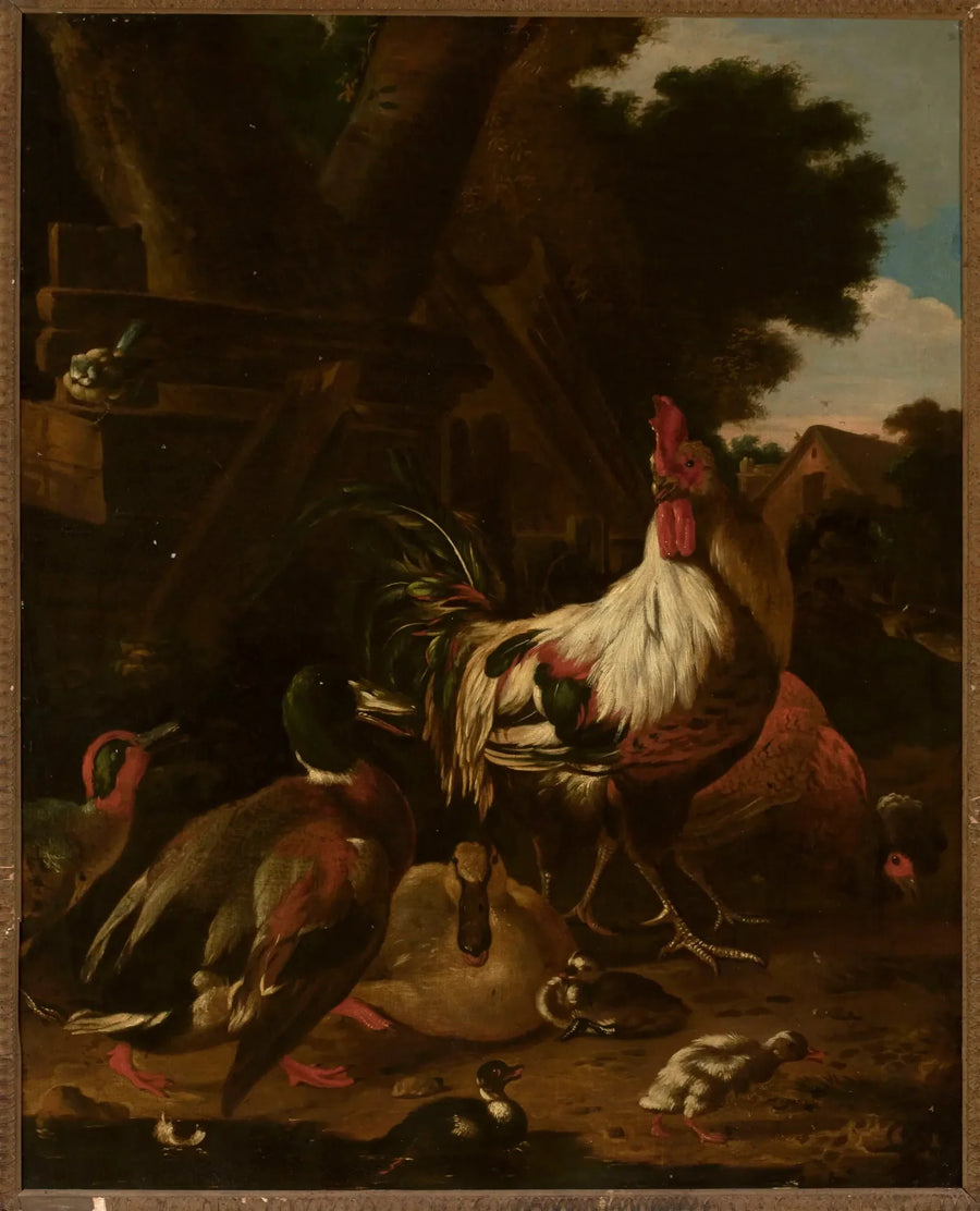 Hane og ender - Melchior de Hondecoeter