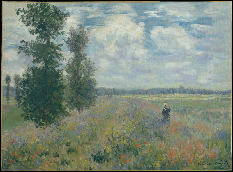 Valmuefelt nær Argenteuil W380 - Claude Monet
