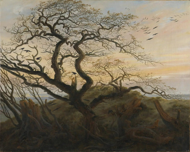 Ravnene på et tre - Caspar David Friedrich