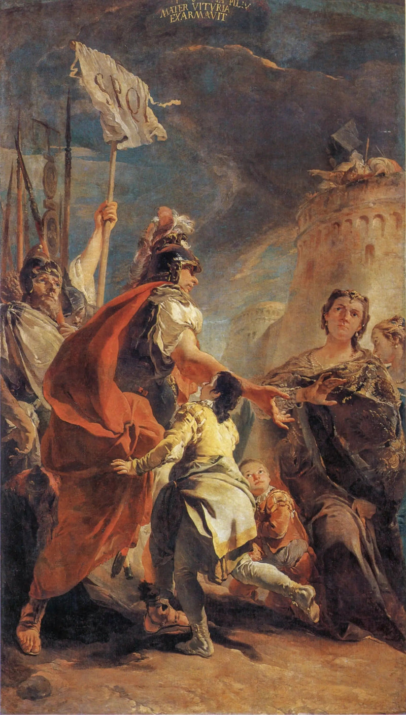 Coriolan ved Roms vegger - Giovanni Battista Tiepolo