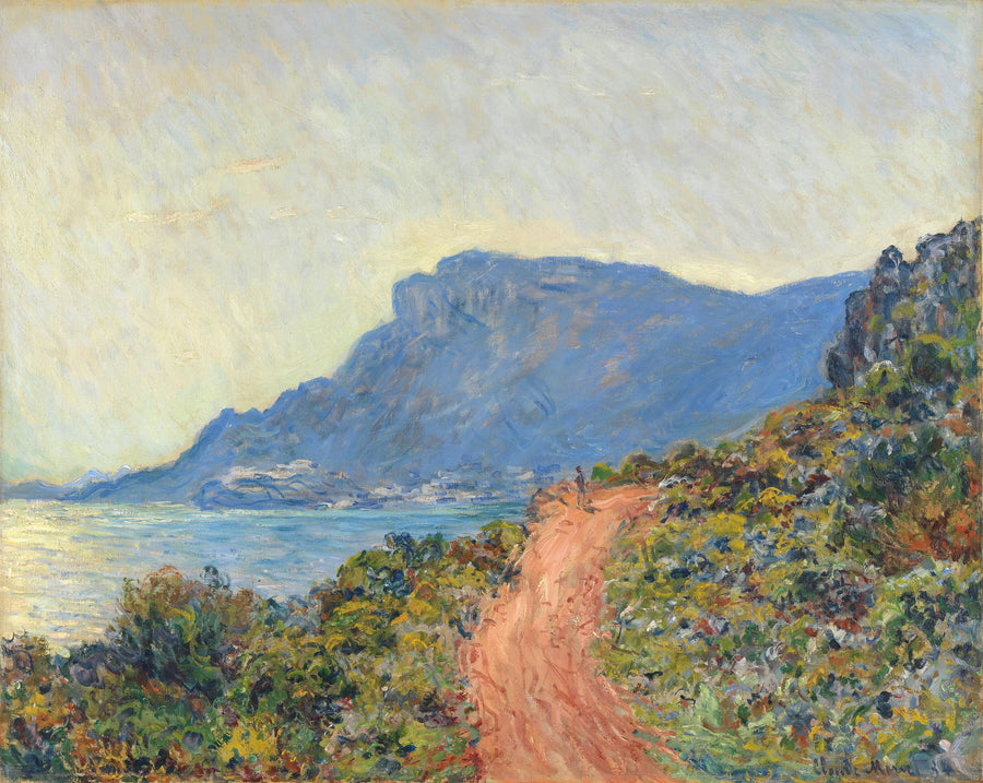 La Corniche nær Monaco W890 - Claude Monet