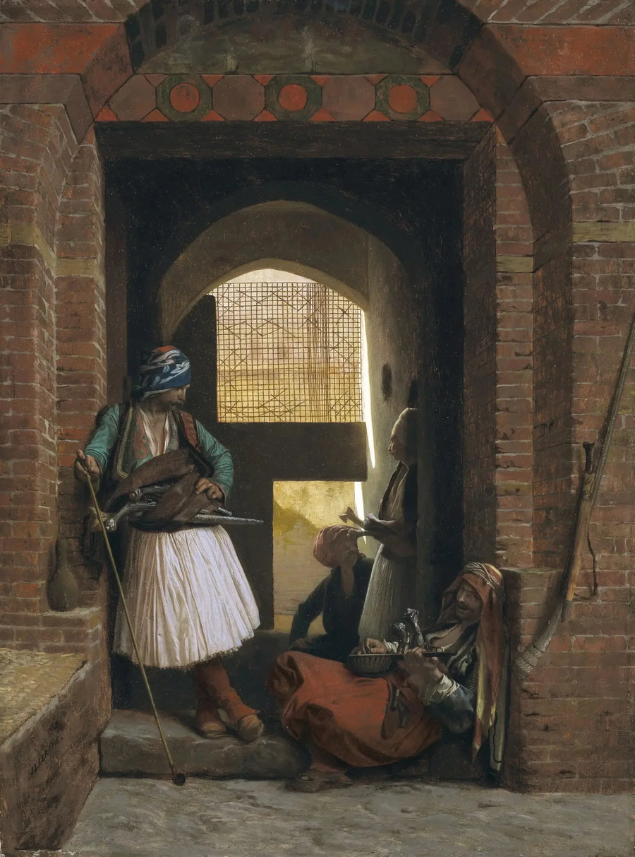 Vaktkropp av svindlere i Kairo - Jean-Léon Gérôme