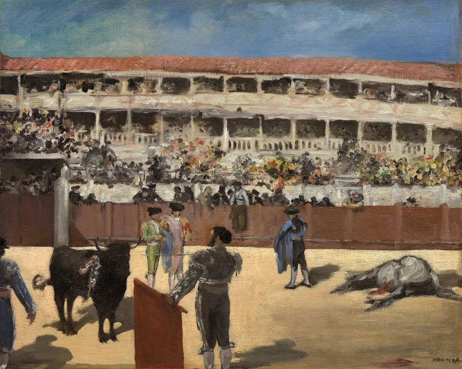 Corrida: okse død - Édouard Manet