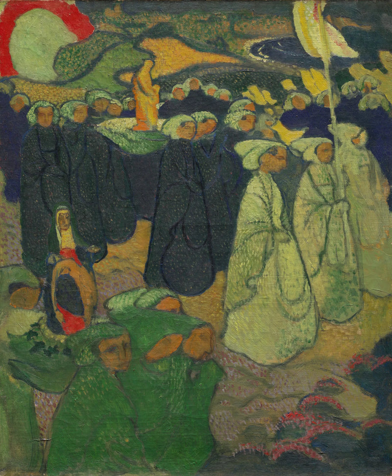 Kortege eller Bønn i Perros-Guirec - Maurice Denis