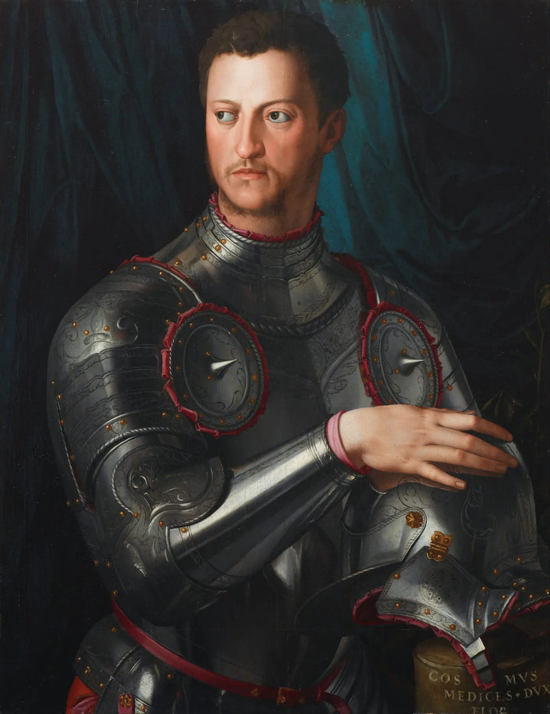 Cosme I av Toscana i rustning - Bronzino