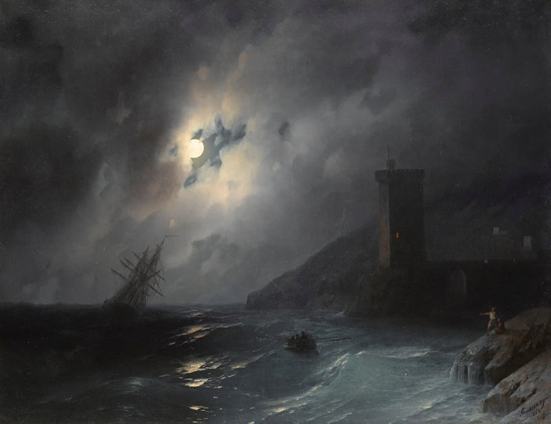 Klart måneskinnskyst - Ivan Aïvazovski

Source:
Côte au clair de lune - Ivan Aïvazovski