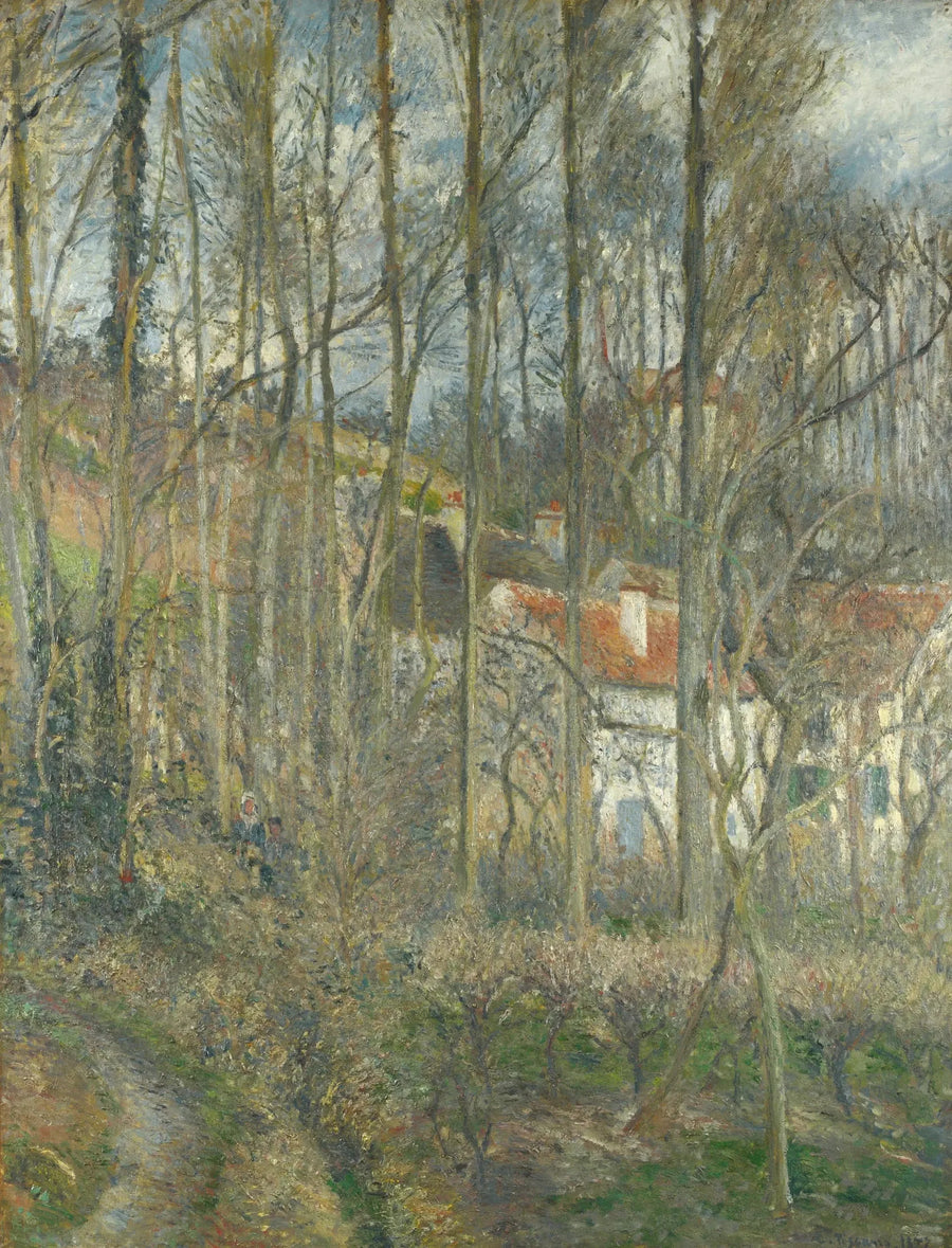 Côte des Bœufs ved L'Hermitage, Pontoise - Camille Pissarro