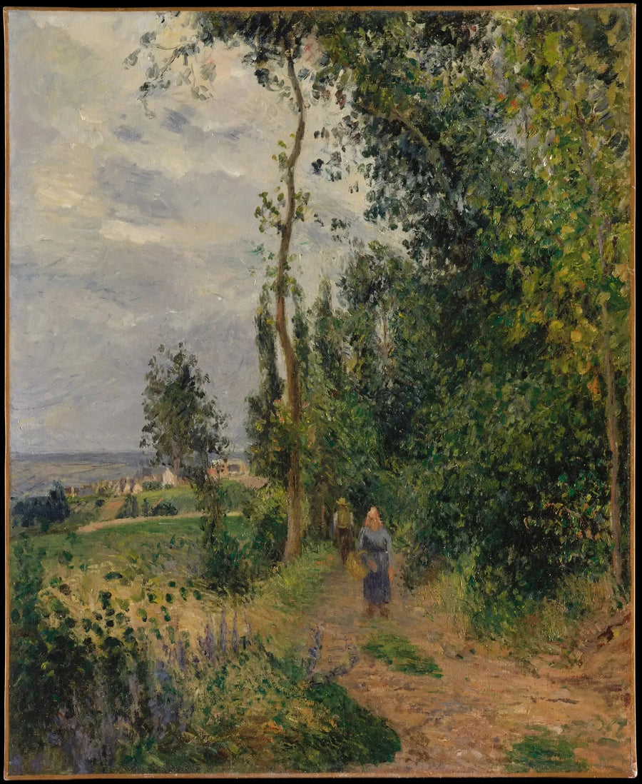 Côte des Groouettes, nær Pontoise - Camille Pissarro