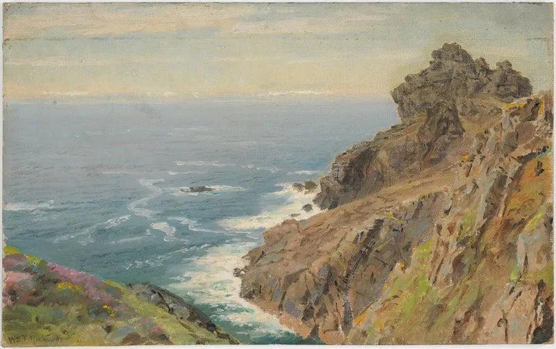 Kyst nær Boscastle, Cornwall - William Trost Richards